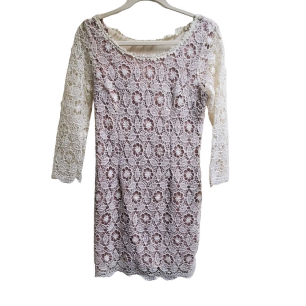 Soieblu Lace/Crochet Dress‎ M